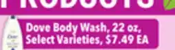 Tony’s Fresh Market Dove Body Wash offer