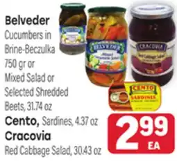 Tony’s Fresh Market Belveder or Cento or Cracovia offer