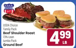 Tony’s Fresh Market Beef Shoulder Roast, Ground Beef offer