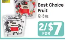 Tony’s Fresh Market Best Choice Fruit offer