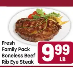 Tony’s Fresh Market Fresh Family Pack Boneless Beef Rib Eye Steak offer