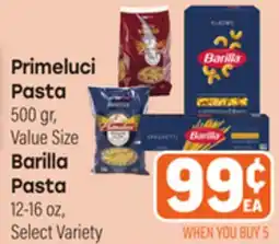 Tony’s Fresh Market Primeluci Pasta, 500 gr, Value Size Barilla Pasta, 12-16 oz, Select Variety offer
