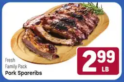 Tony’s Fresh Market Fresh Family Pack Pork Spareribs offer