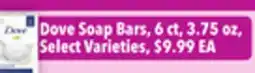 Tony’s Fresh Market Dove Soap Bars offer