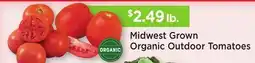 Heinen's Midwest Grown Organic Outdoor Tomatoes offer