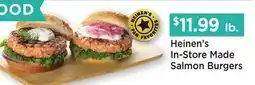 Heinen's Heinen's In-Store Made Salmon Burgers offer