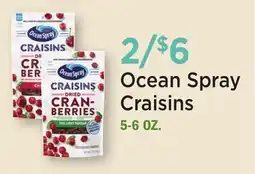 Heinen's Ocean Spray Craisins offer