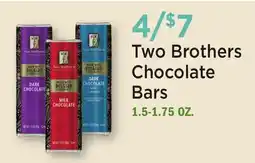 Heinen's Two Brothers Chocolate Bars offer