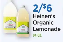 Heinen's Heinen's Organic Lemonade offer