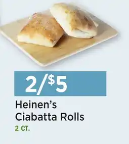 Heinen's Heinen's Ciabatta Rolls offer