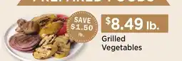 Heinen's Grilled Vegetables offer