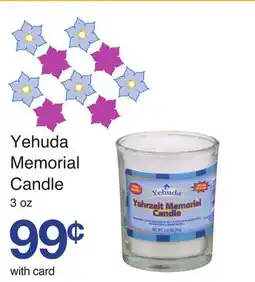 Mariano's Yehuda Memorial Candle offer