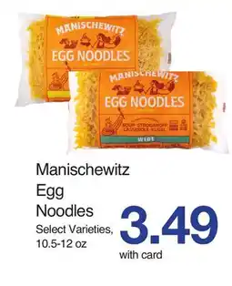Mariano's Manischewitz Egg Noodles offer