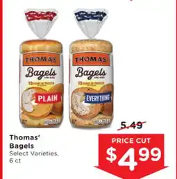 Mariano's Thomas' Bagels offer