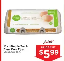 Mariano's 18 ct Simple Truth Cage Free Eggs offer