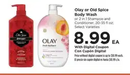 Food 4 Less Olay or Old Spice Body Wash offer