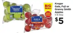 Food 4 Less Kroger Gala, Fuji or Granny Smith Apples offer