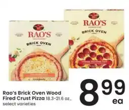 Albertsons Rao's Brick Oven Wood Fired Crust Pizza offer