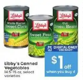 Libby's Canned Vegetables