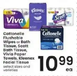 Albertsons Cottonelle Flushable Wipes offer