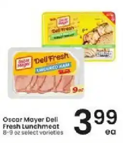Albertsons Oscar Mayer Deli Fresh Lunchmeat offer