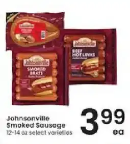 Albertsons Johnsonville Smoked Sausage offer