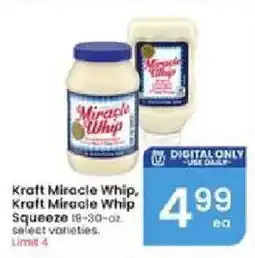 Albertsons Kraft miracle whip, kraft miracle whip squeeze offer
