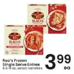 Albertsons Rao's Frozen Single Serve Entree offer