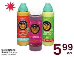 Albertsons Siete Botana Sauce offer