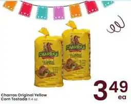 Albertsons Charras Original Yellow Corn Tostada offer