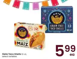 Albertsons Siete Taco Shells offer
