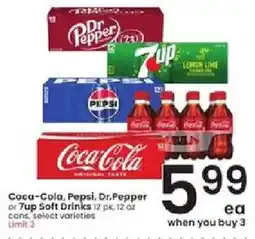 Albertsons Coca-Cola, Pepsi, Dr Pepper or 7up Soft Drinks offer