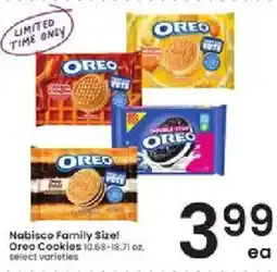 Albertsons Nabisco Family Size Oreo Cookies offer