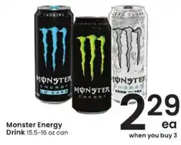 Albertsons Monster Energy Drink offer