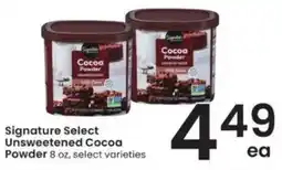 Albertsons Signature Select Unsweetened Cocoa Powder offer