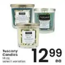 Albertsons Tuscan candles offer