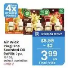 Albertsons Air Wick Plug-Ins Scented Oil Refills offer