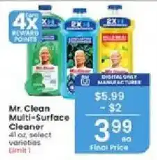 Albertsons Mr. Clean Multi-Surface Cleaner offer