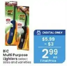 Albertsons Bic Multi Purpose Lighters offer