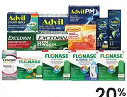 Albertsons Advil, Excedrin, Emergen-C, Centrum, Flonase offer