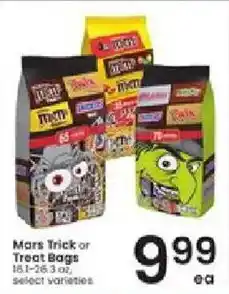 Albertsons Mars Trick or Treat Bags offer
