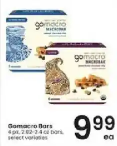 Albertsons Gomacro Bars offer