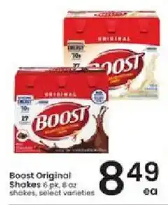 Albertsons Boost Original Shakes offer