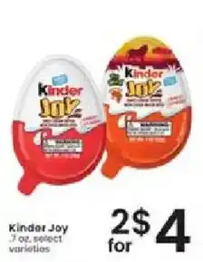 Albertsons Kinder Joy offer