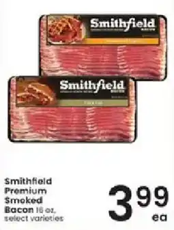Albertsons Smithfield Premium Smoked Bacon offer