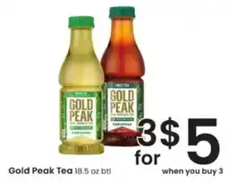 Albertsons Gold Peak Tea offer