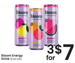 Albertsons Bloom Energy Drink offer