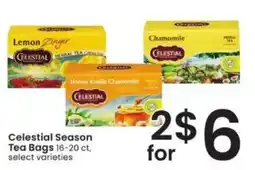 Albertsons Celestial Season Tea Bags offer