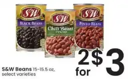 Albertsons S&W Beans offer