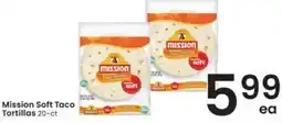 Albertsons Mission soft taco tortillas offer